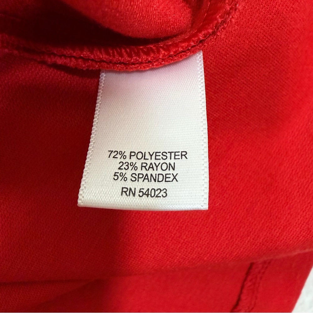 Banana Republic Crimson Sleeveless Fit and Flare Dress - Picture 9 of 9